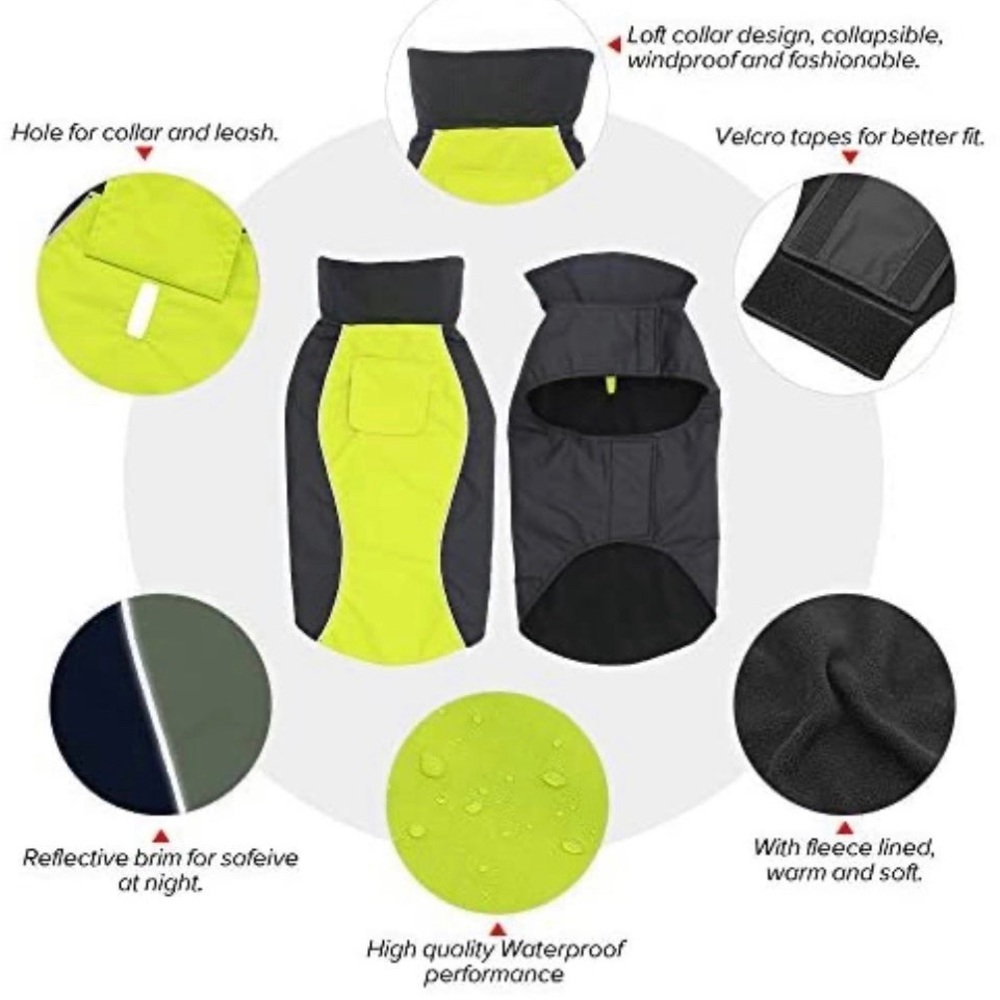 Small Dog Raincoat Lightweight Waterproof - S - Picture 8 of 8